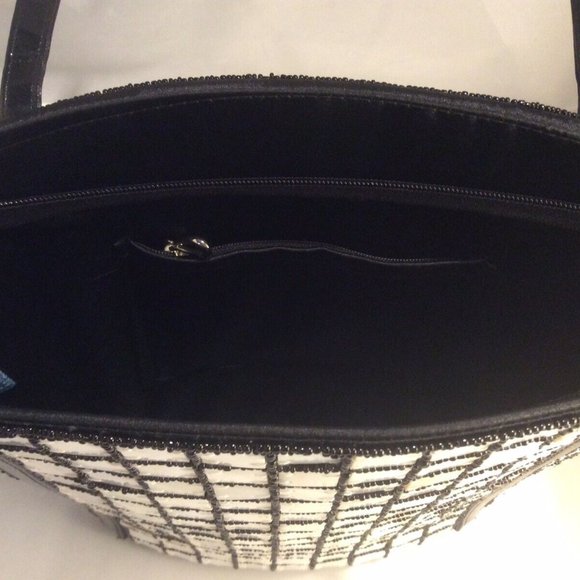 Boutique Sea Cove Mother of Pearl Caviar Shell Tote Bag Purse Beach Handbag-NWT - Picture 9 of 13